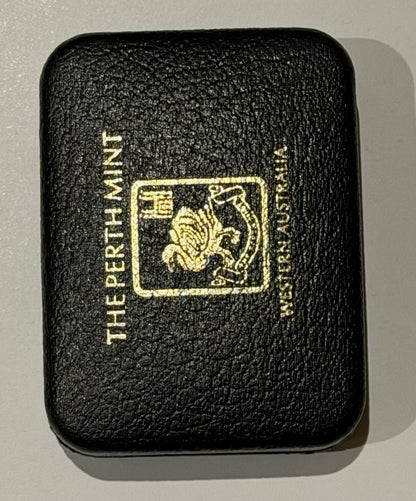 Western Australia 1980s Perth Mint 1oz 999 Silver Vintage Medallion in Case