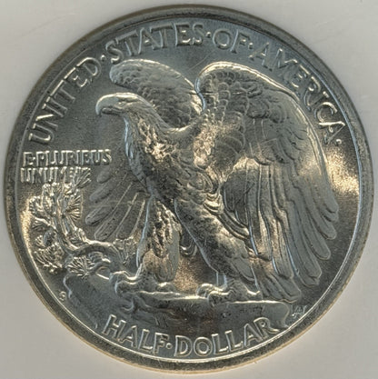 United States USA 1946S Walking Liberty Half Dollar 50c NGC Graded MS66 GEM Coin