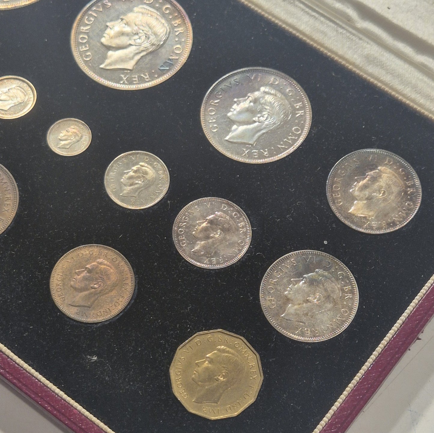 1937 UK Specimen Proof 15 Coin Set George VI Coronation Royal Mint Official