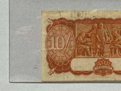 Australia 1942 Ten Shillings Armitage/Mcfarlane PCGS VF25 Banknote OGH Slab