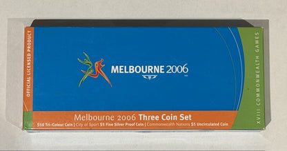Australia Melbourne 2006 XVIII Commonwealth Games 3-Coin RAM Proof Set