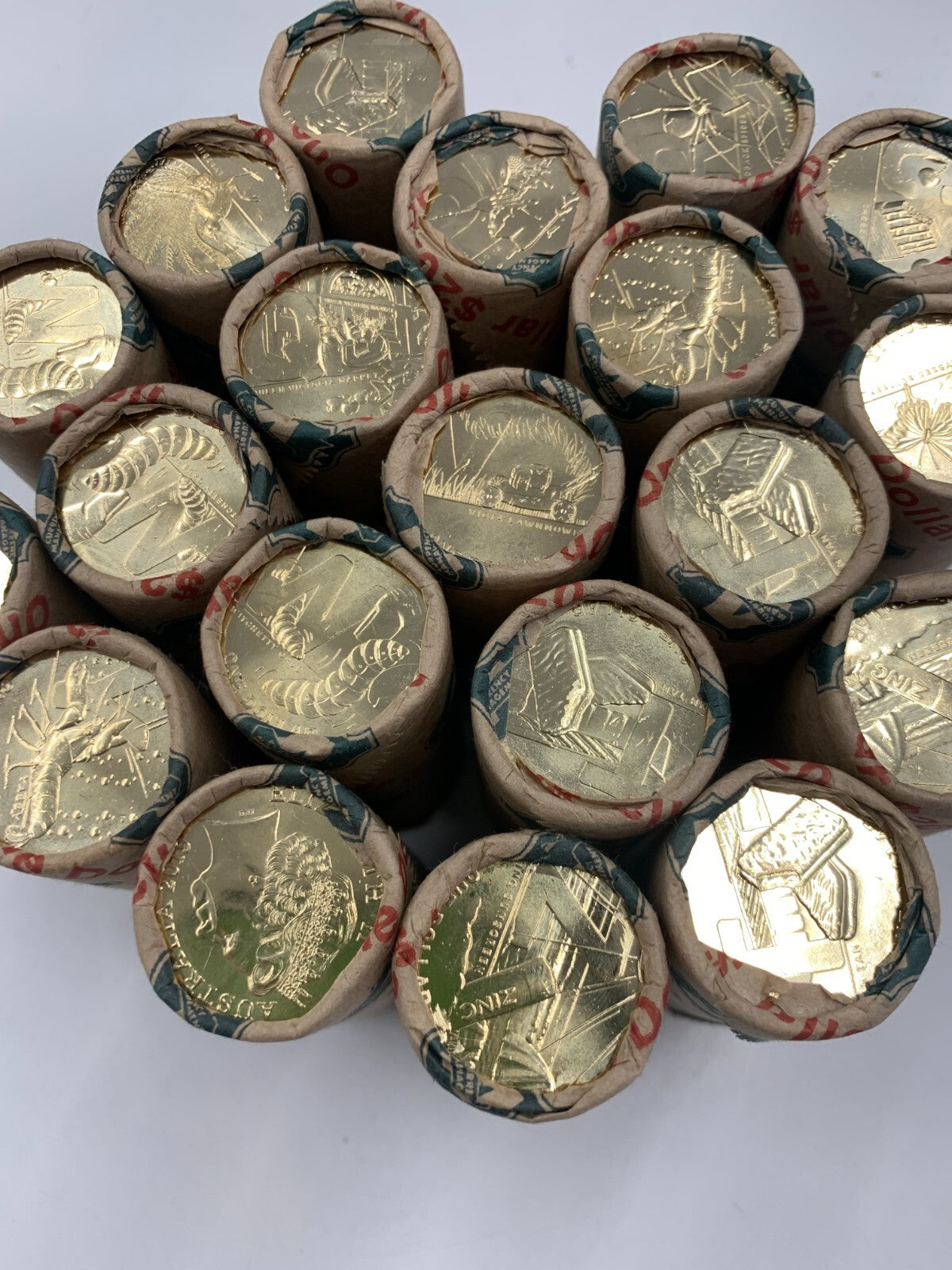 UNC 2021 Great Aussie Coin Hunt $1 Alphabet Set 26 Coins A-Z From Security Roll