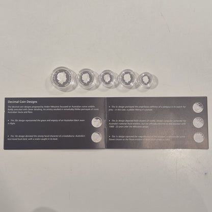 Australia 2009 Perth Mint 1966 Decimal Pattern Silver Proof Coin Set