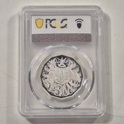 Australia 2021 Fifty Cents 50c Ex Fine Silver Proof Coin Set PCGS PR69DCAM