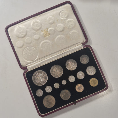 1937 UK Specimen Proof 15 Coin Set George VI Coronation Royal Mint Official