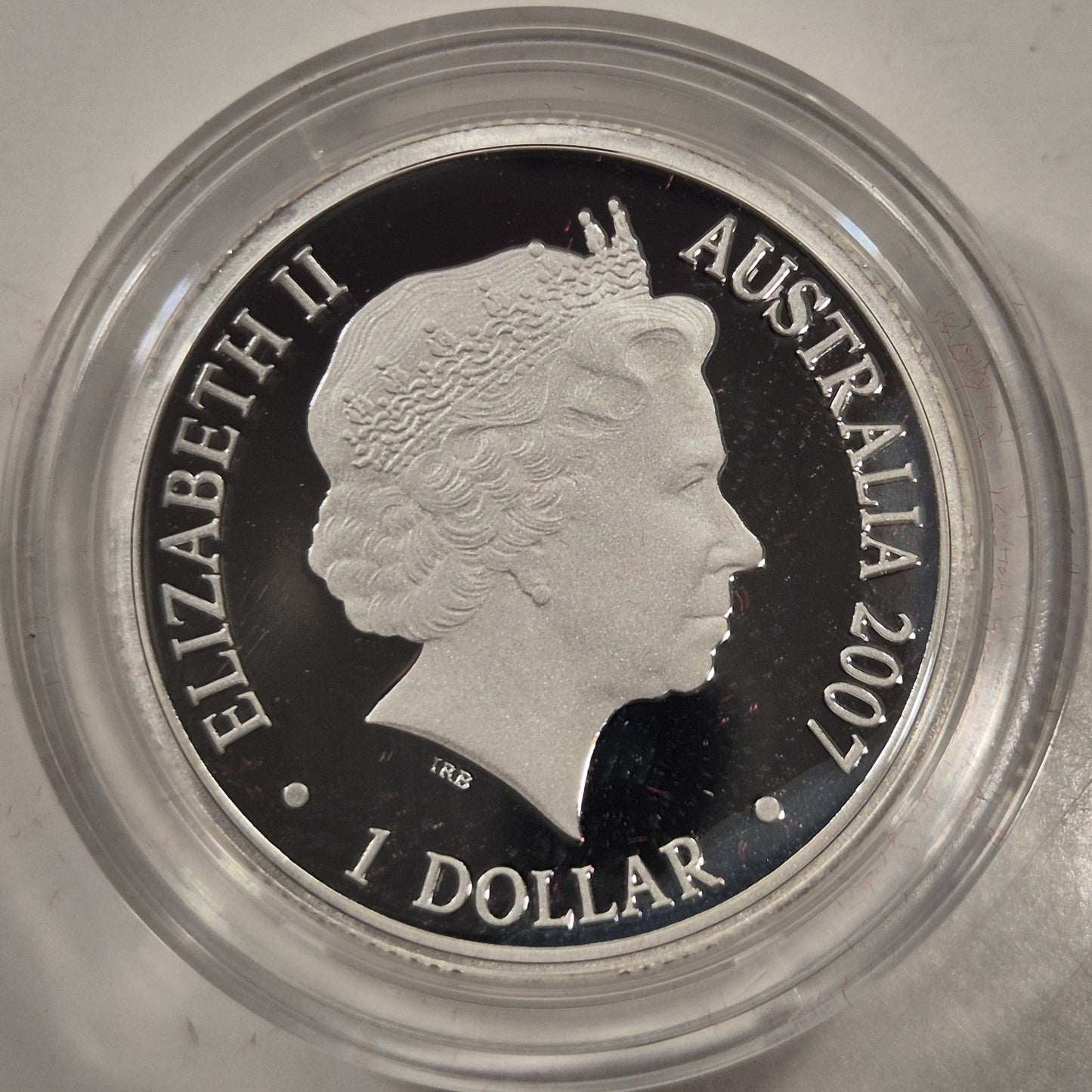 Australia RAM 2007 Lunar Year of the Pig $1 One Dollar Silver Proof Coin