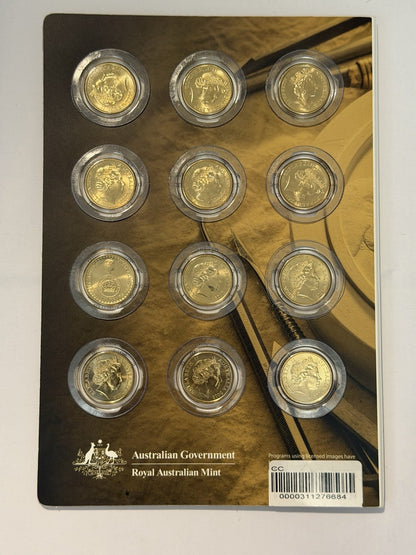Australia 2018 30th Anniversary of Two Dollar $2 Coin 12-Coin Folder Set