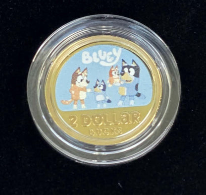 Australia 2026 $2 Two Dollar Bucks Bluey AlBr Coloured Proof Coin