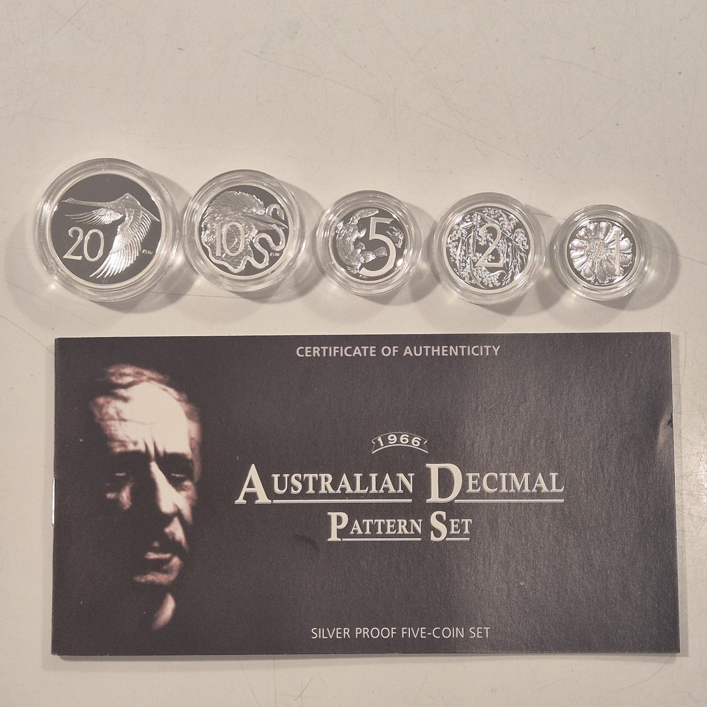 Australia 2009 Perth Mint 1966 Decimal Pattern Silver Proof Coin Set