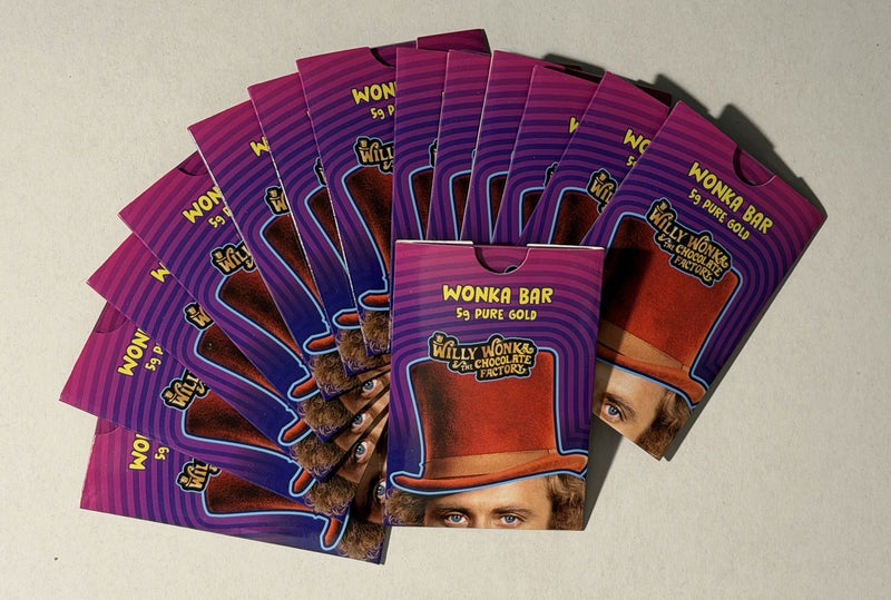 PAMP 2025 Limited Edition “Red Hat” Wonka 5 Gram Gold Bar in Assay Mintage 4000