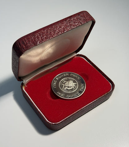 Australia 1899-1989 90th Anni. of Perth Mint 1oz 999 Silver Vintage Medallion