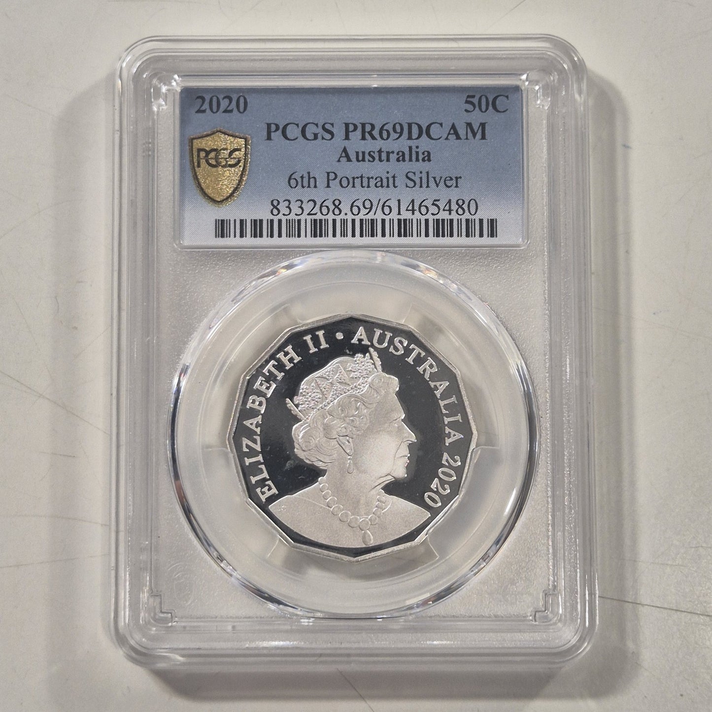 Australia 2021 Fifty Cents 50c Ex Fine Silver Proof Coin Set PCGS PR69DCAM