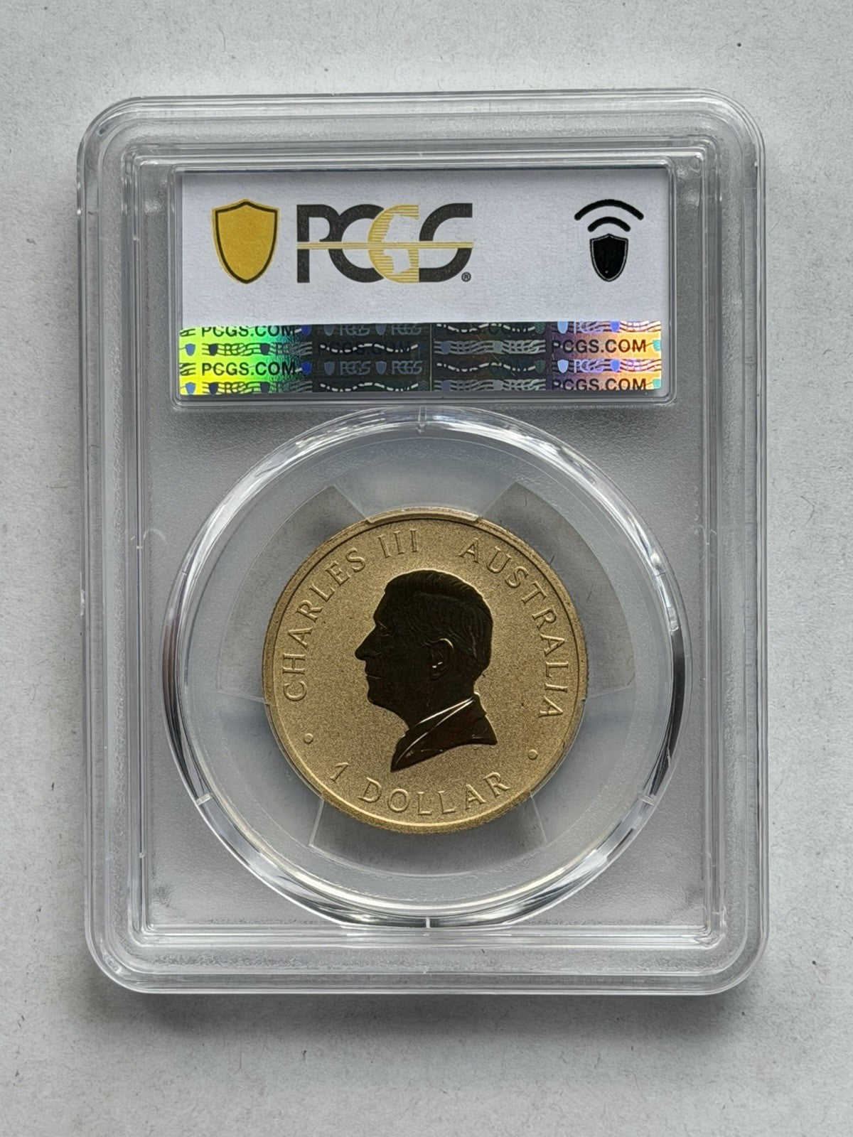 2025-P $1 Ngana Nyitting Black Cockatoo PCGS Graded MS69 Coloured Coin