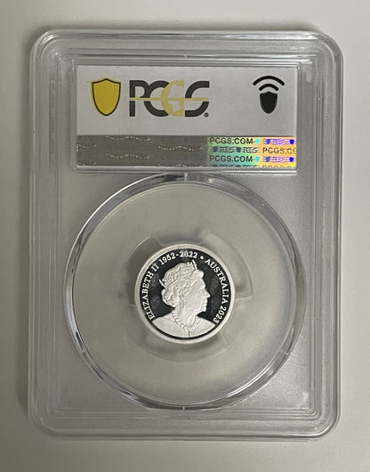 2023 C Mintmark Australia $2 Coin Vietnam War Silver PCGS Graded PR69DCAM