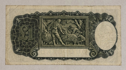 Commonwealth of Australia 1942 £1 One Pound Armitage/McFarlane Paper Banknote VF