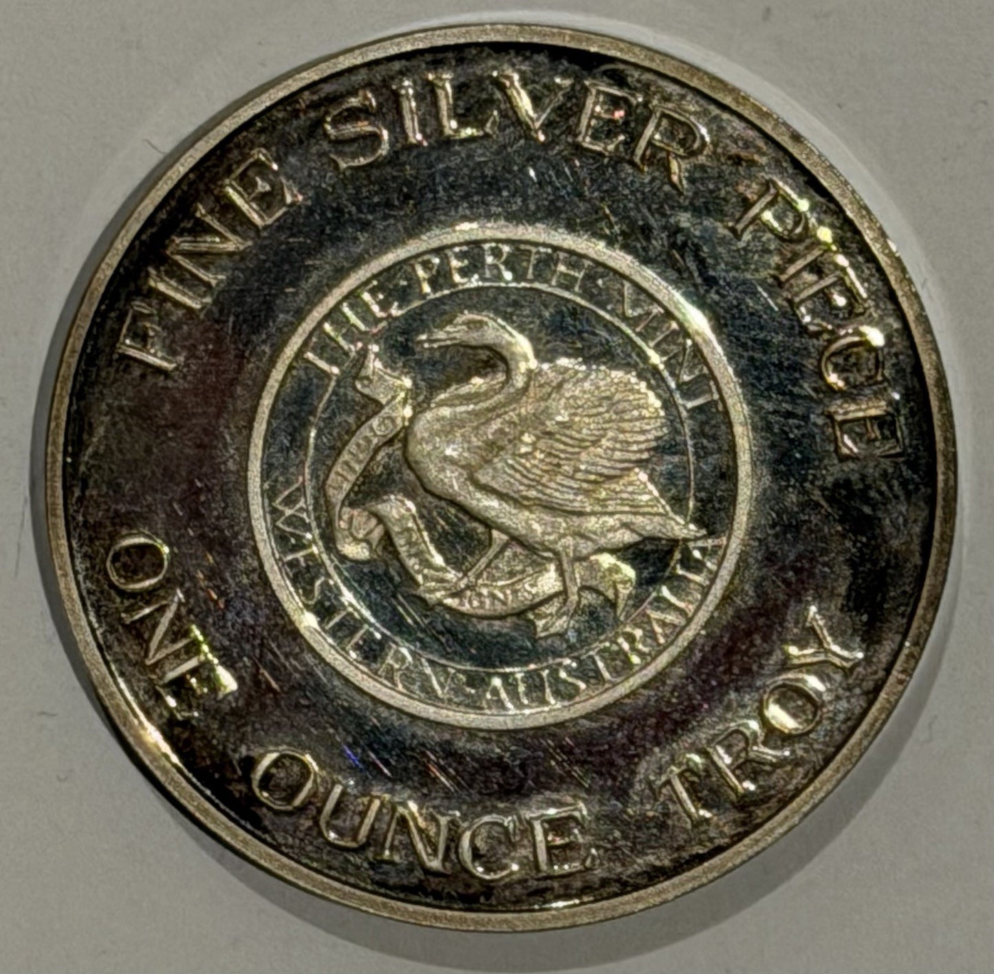 Western Australia 1980s Perth Mint 1oz 999 Silver Vintage Medallion in Case