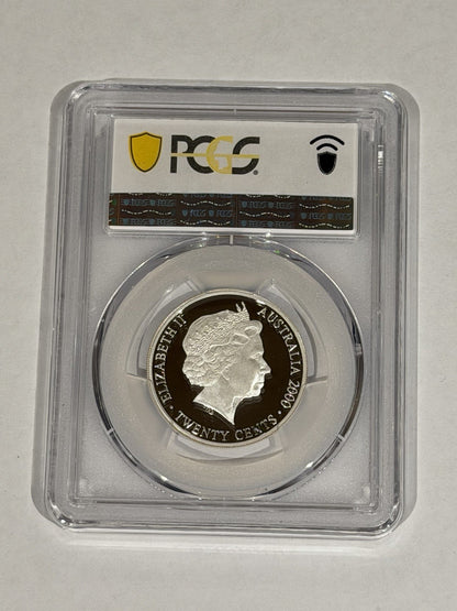 2000 Masterpieces in Silver Monarchs Edward VII PCGS Graded PR70DCAM Silver Coin