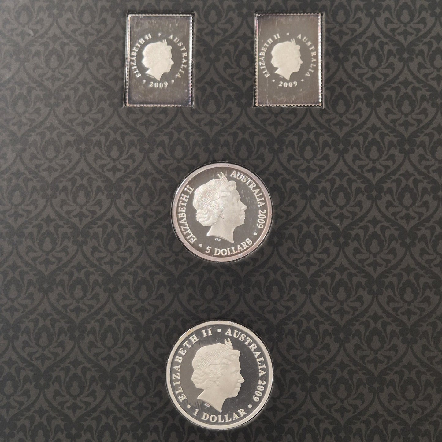 Australia Post 2009 200th Anniv Silver Coin (over 3oz), Stamp, PNC Collection