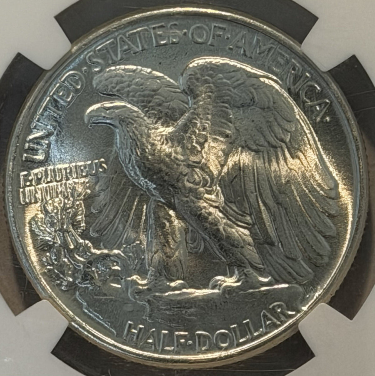 United States USA 1944 Walking Liberty Half Dollar 50c NGC Graded MS66 GEM Coin