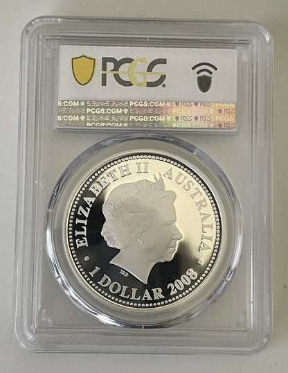 Australia 2008 2009 Year of the Ox 1oz Proof  Lunar Series I PCGS PR70DCAM