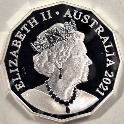 Australia 2021 Fifty Cents 50c Ex Fine Silver Proof Coin Set