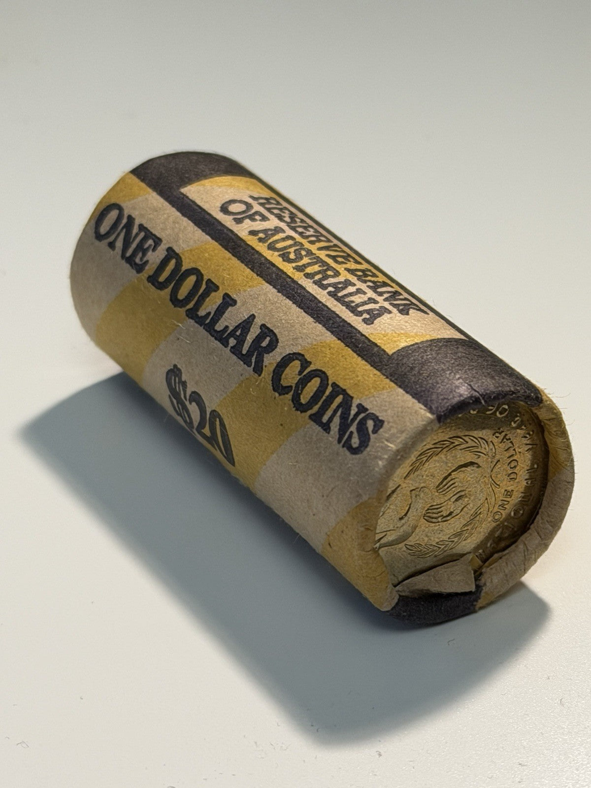 1x Australia $1 1986 International Year Of Peace RAM Roll 20x Coins