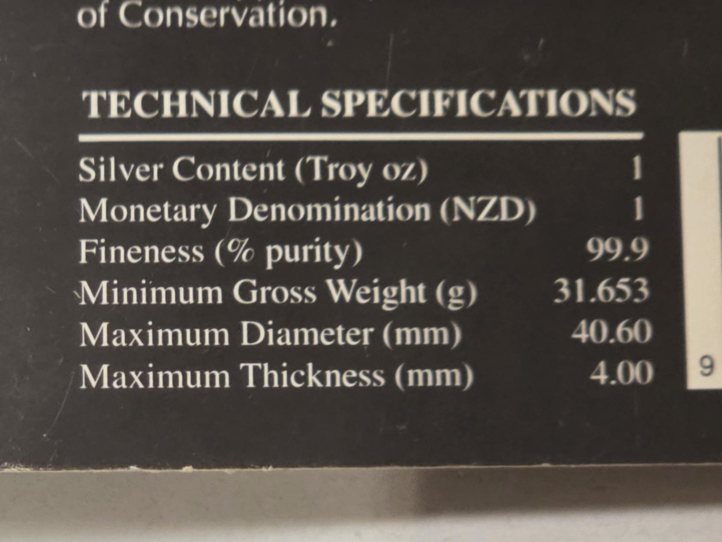New Zealand 2006 Silver Dollar North Island Brown Kiwi 1oz 999 Silver Coin
