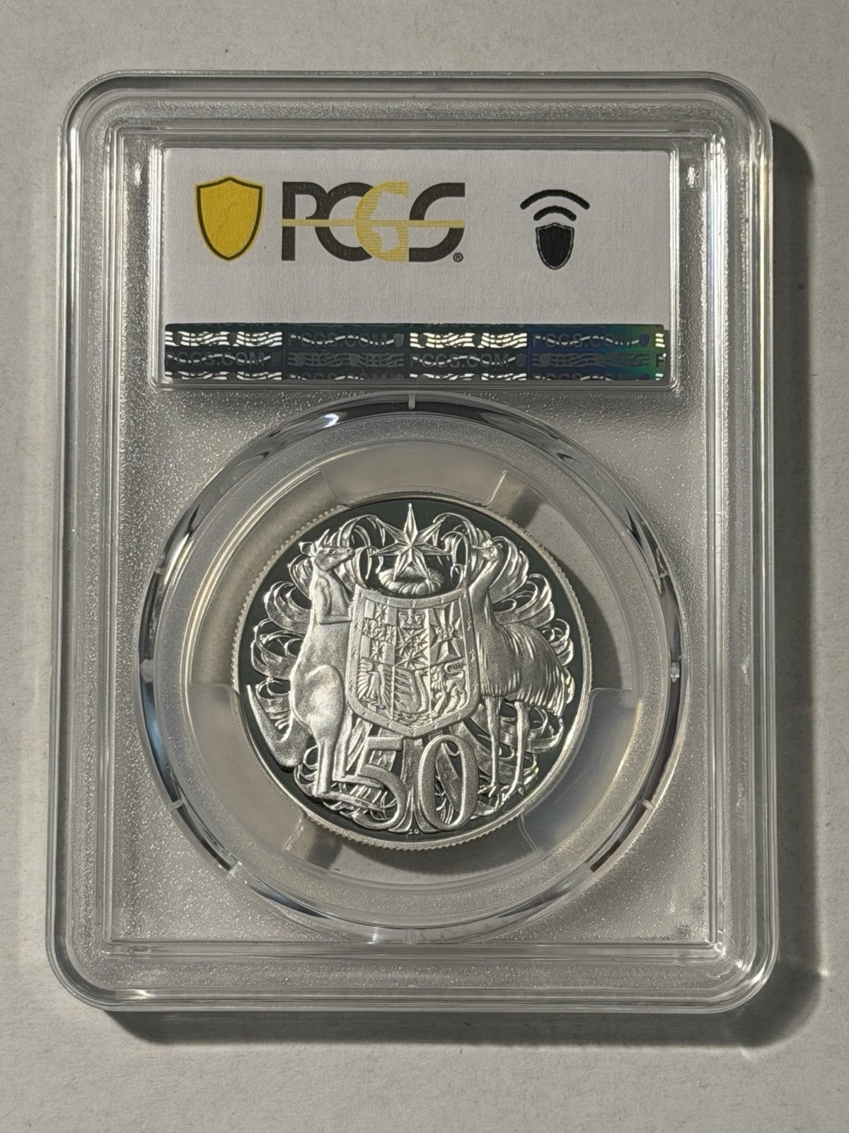 Australia 2016 Round 50c Fifty Cents Fine Silver Proof PCGS Graded PR70DCAM FDC