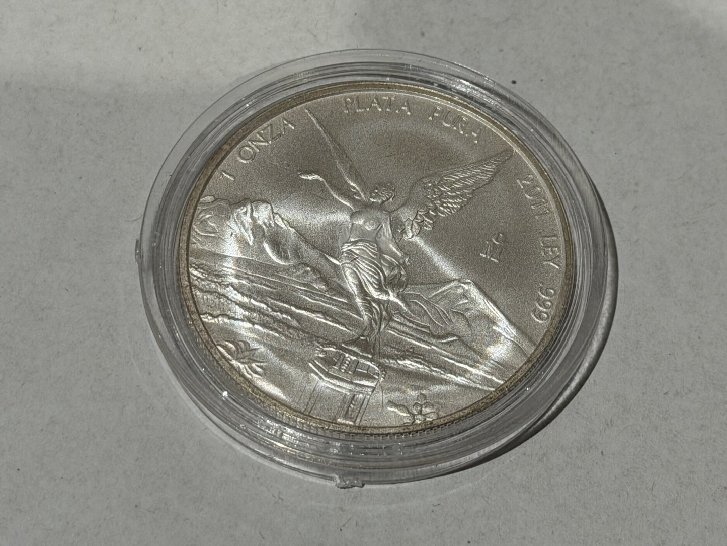 Mexico 2011 Libertad 1oz Onza Ley 999 Silver Plata Pura Coin