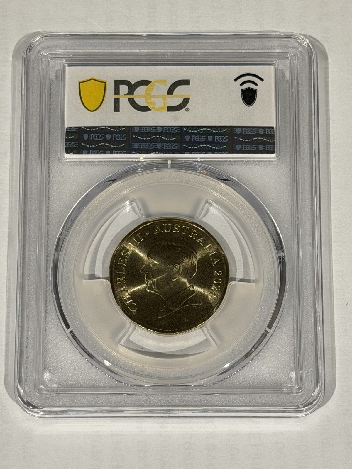 Australia 2024 Bluey w/Balloon Dollarbucks $1 PCGS Graded MS68 Coloured Coin