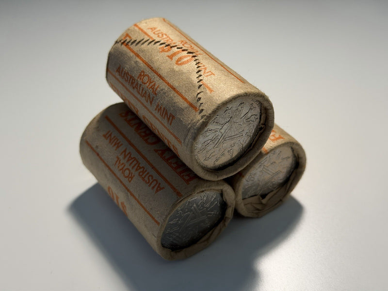 Australia 1982 Commonwealth Games 50c Fifty Cent HT Heads/Tails RAM Roll $10FV